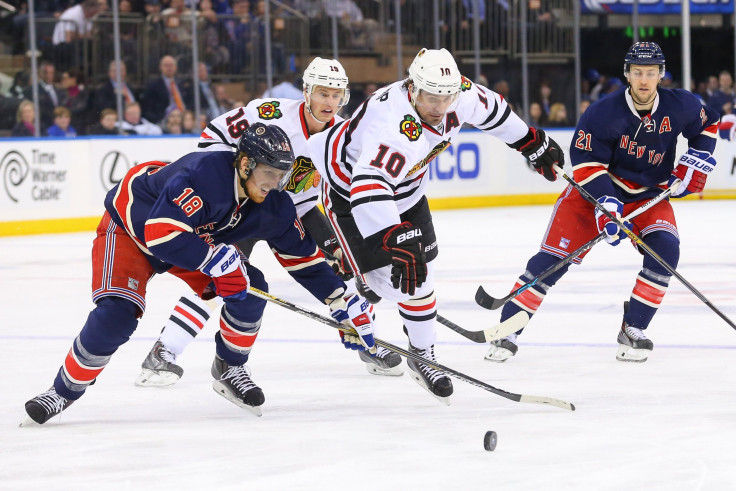 Chicago Blackhawks NY Rangers