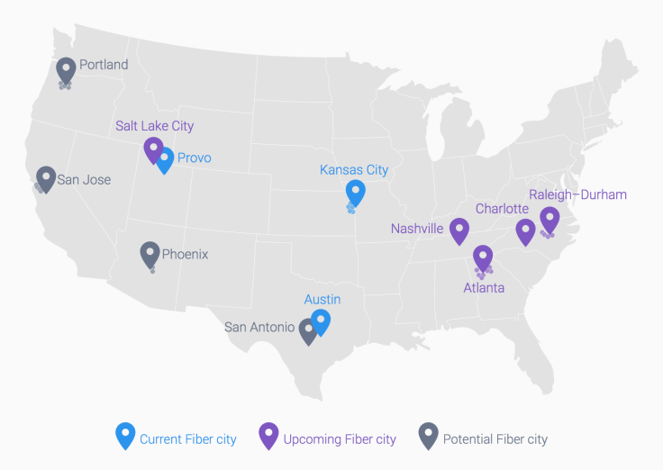 google fiber cities