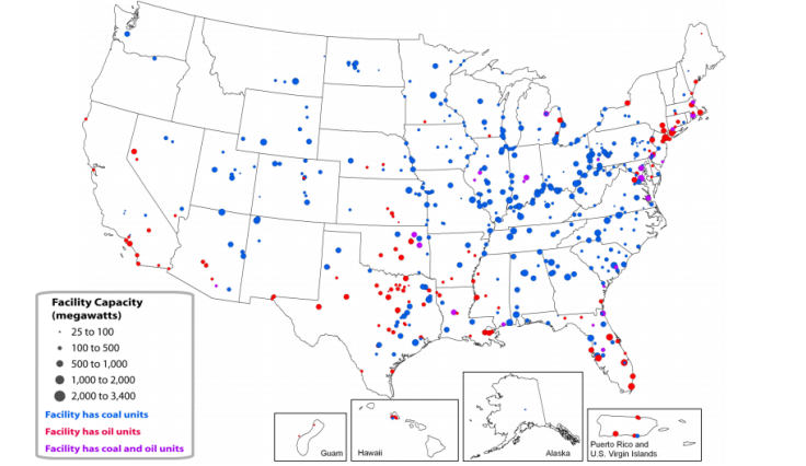 EPA MATS Map