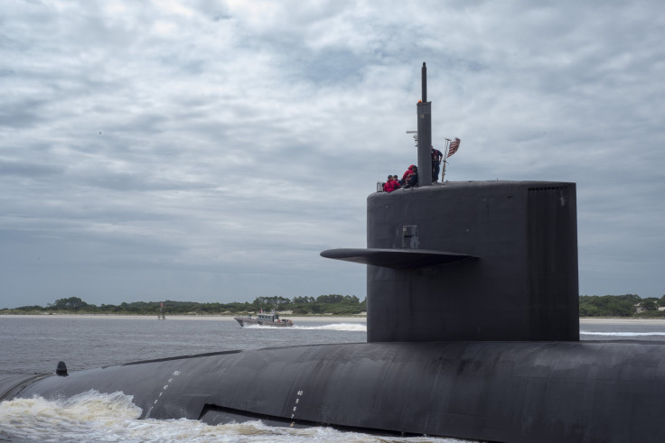 A U.S. nuclear submarine 