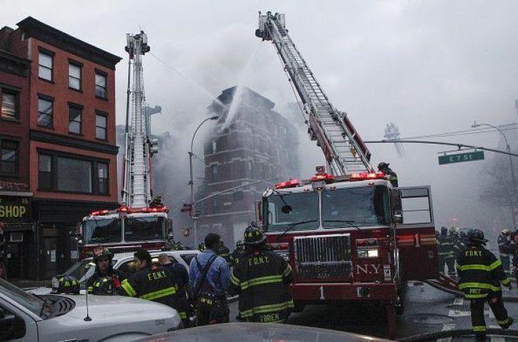NY firefighters battle East Village fire