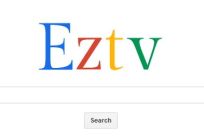 EZTV homepage