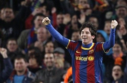 Barcelona advanced thanks to Lionel Messi's two goals