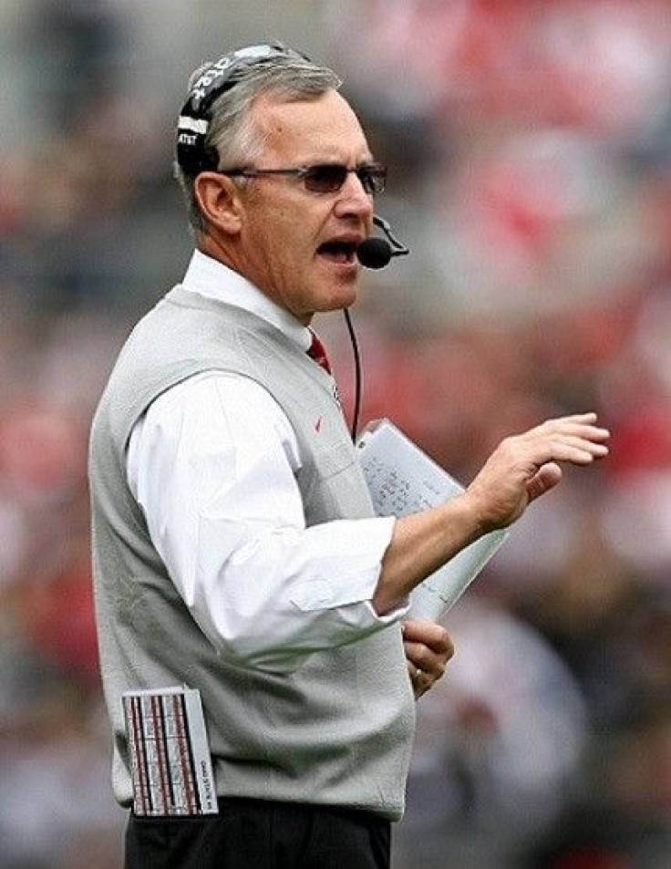 Jim Tressel will miss the first two games of the year