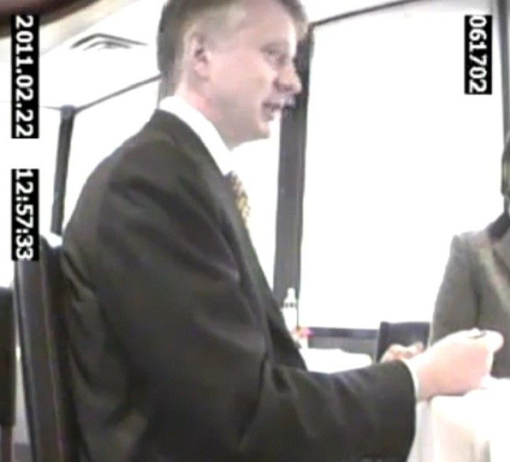 In a screenshot from a video provided by Project Veritas, NPR Executive Ronald Schiller is seen in a Washington D.C. Cafe speaking on February 22, 2011.