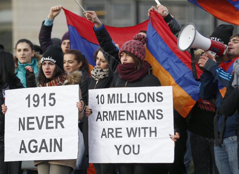 Armenian genocide protest