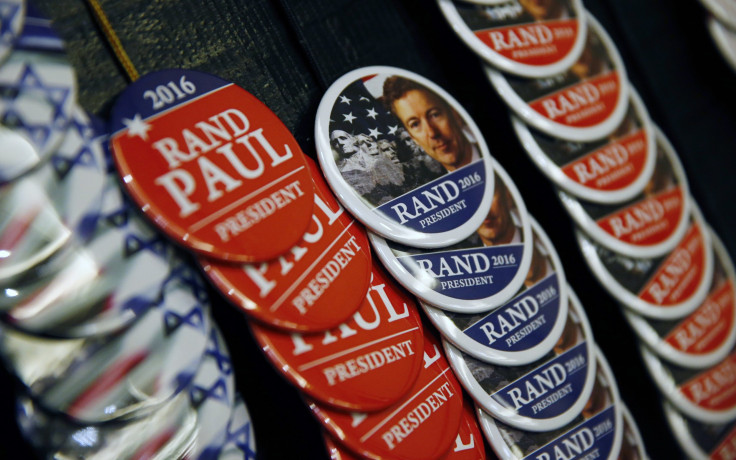 Rand Paul campaign buttons