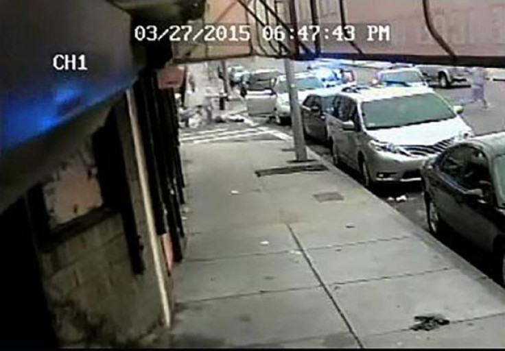 Boston cop shooting video image