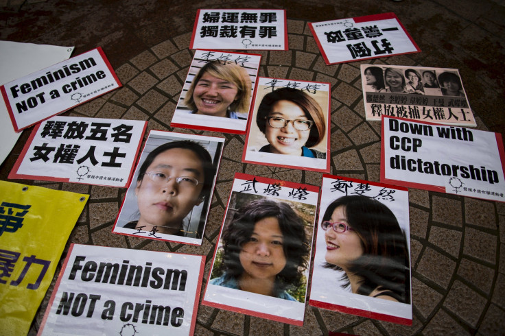 CHINA-RIGHTS-female-activists