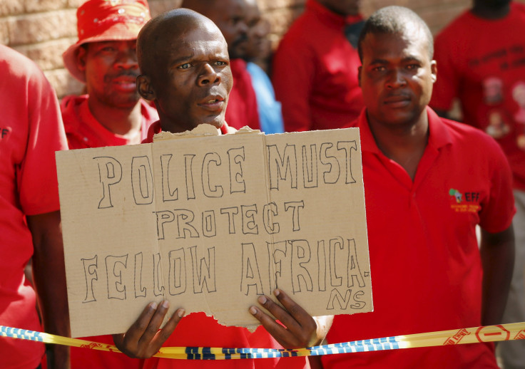 South African xenophobia protest