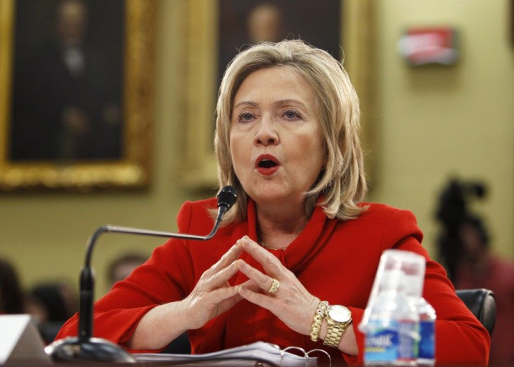 U.S. Secretary of State Hillary Clinton testifies before the House Appropriations Committee on Capitol Hill in Washington