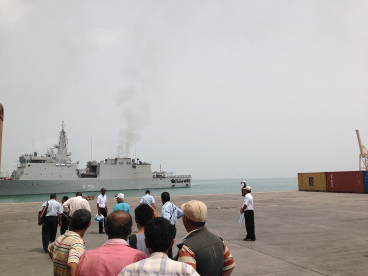 INS Sumitra in Yemen