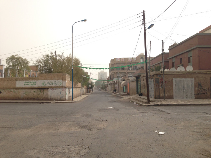 Empty streets in Sana'a, Yemen