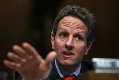 Treasury Secretary Tim Geithner testifies before the Senate Budget Committee on the President&#039;s Fiscal Year 2011 Budget on Capitol Hill in Washington