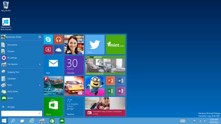 Microsoft windows 10