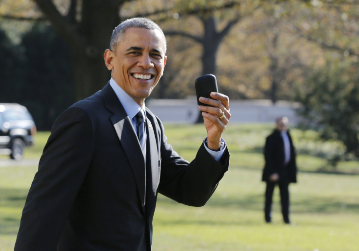 President Obama blackberry