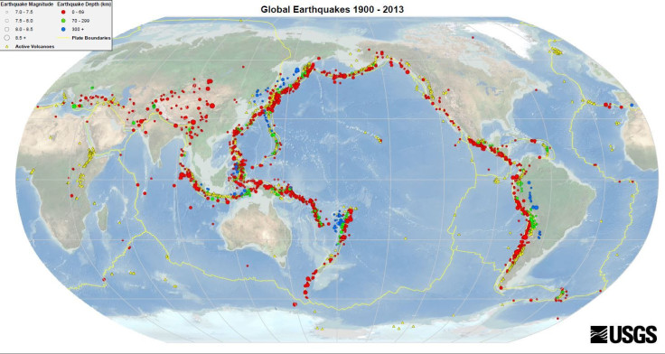 world USGS Map