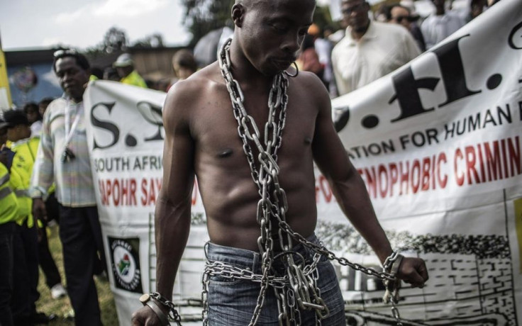 South Africa xenophobia protest