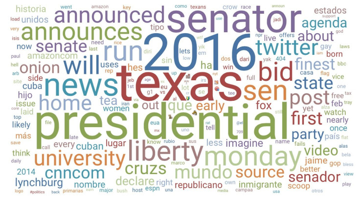 Ted Cruz word cloud