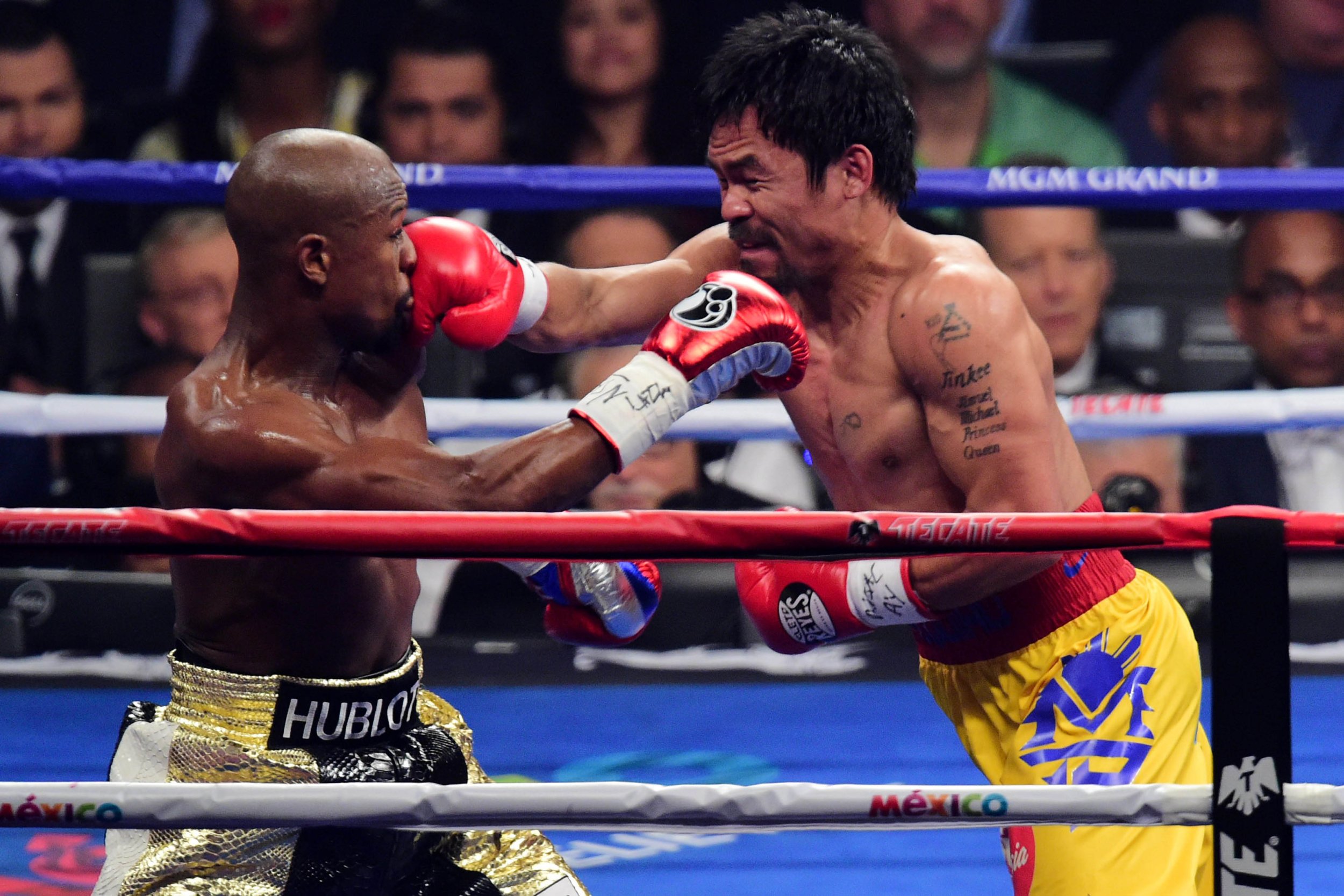 Floyd Mayweather and Manny Pacquiao 