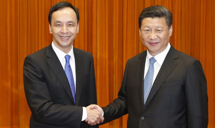 Eric Chu and Xi Jinping