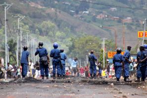 Burundi protest