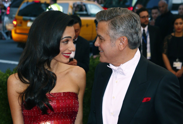 [13:54] George Clooney and wife Amal Clooney arrive at the Metropolitan Museum of Art Costume Institute Gala 2015 
