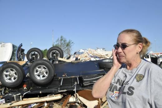 Tornado wreckage