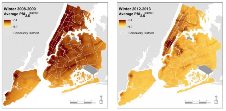 NYC Air Pollution Map