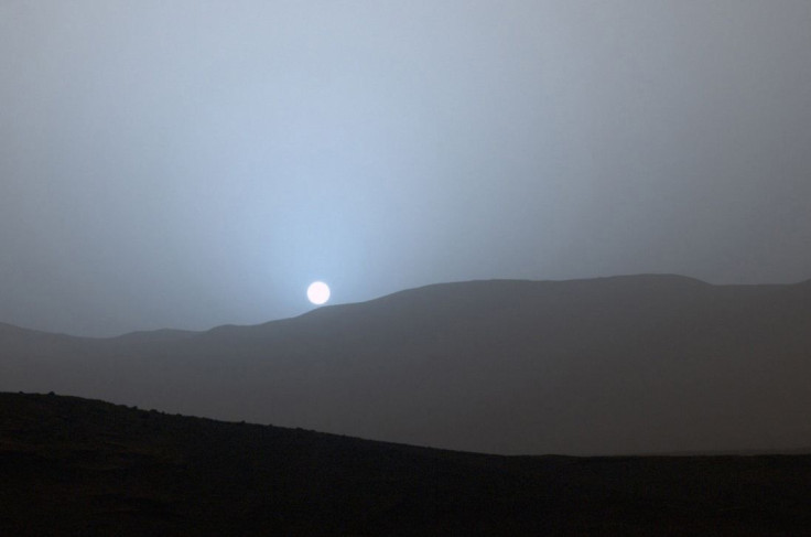 sunset-Mars