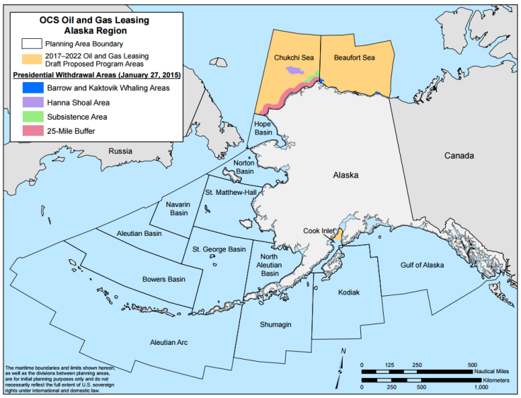 BOEM Arctic Map