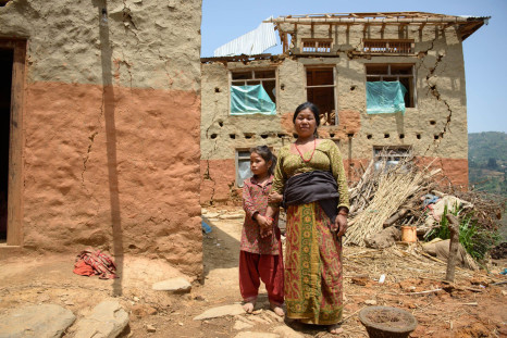 Nepali woman and child