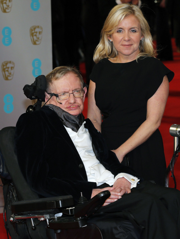 [10:54] Theoretical physicist Stephen Hawking and his daughter Lucy arrive at the British Academy of Film and Arts (BAFTA) awards 