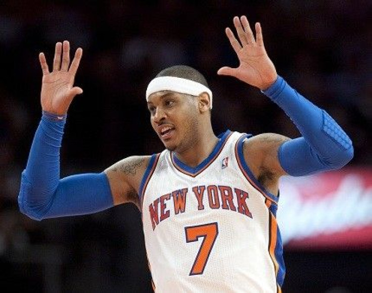 Carmelo Anthony scored 25 points, but the Knicks lost