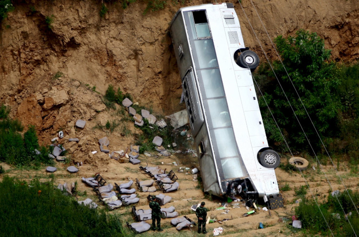 Bus accident Shaanxi province, China