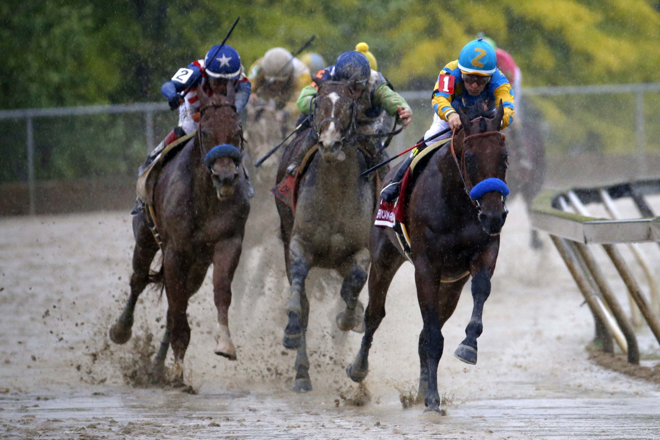 VIDEO Preakness Stakes 2015 American Pharoah Wins; Final Time And