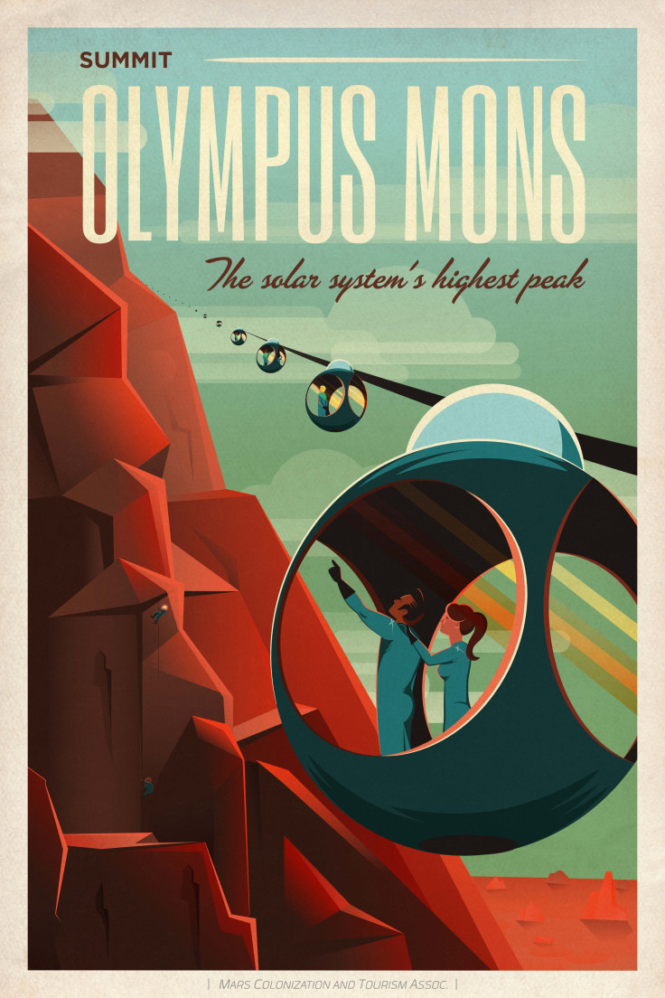 SpaceX Mars Travel Poster