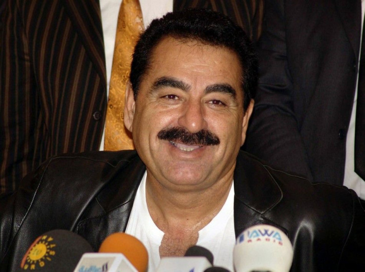 One of Turkey's best known singers, Ibrahim Tatlises, talks at a news conference in Arbil November 1..