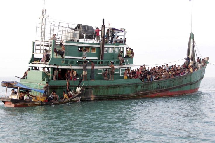 Migrants on boat