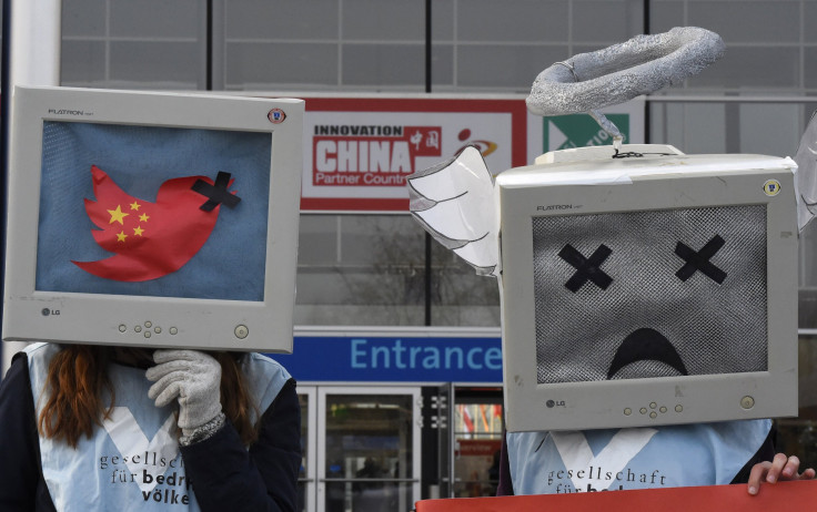 China internet freedom protesters