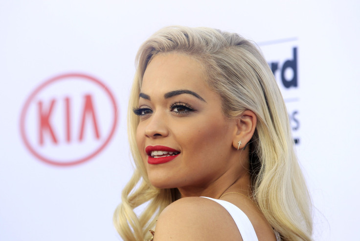 [9:01] Singer Rita Ora arrives at the 2015 Billboard Music Awards in Las Vegas