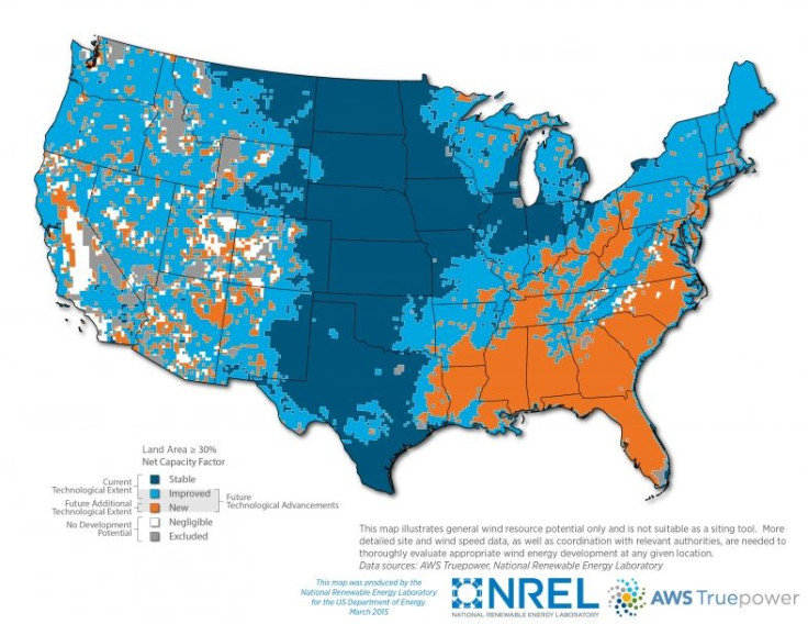 DOE Wind Map