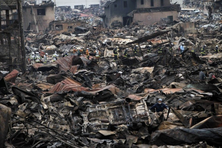 Aerial, satellite images of Japan Earthquake devastation