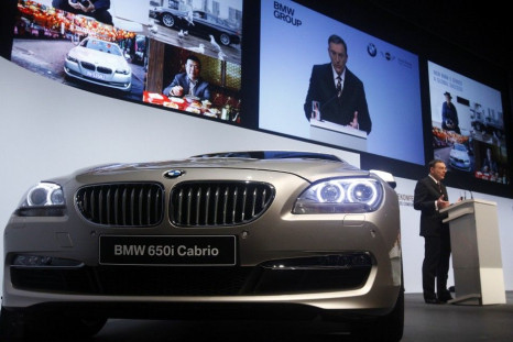 Reithofer, Chief Executive of German luxury carmaker BMW addresses the company's annual news conference in Munich