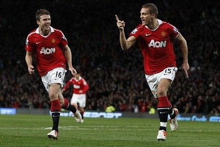 Michael Carrick and Nemanja Vidic are expected to play