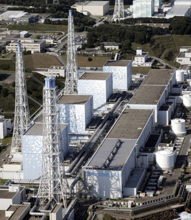 An aerial view of Tokyo Electric Power Co.'s Fukushima Daiichi Nuclear Plant in this October 2008 file photo taken in Fukushima Prefecture, 