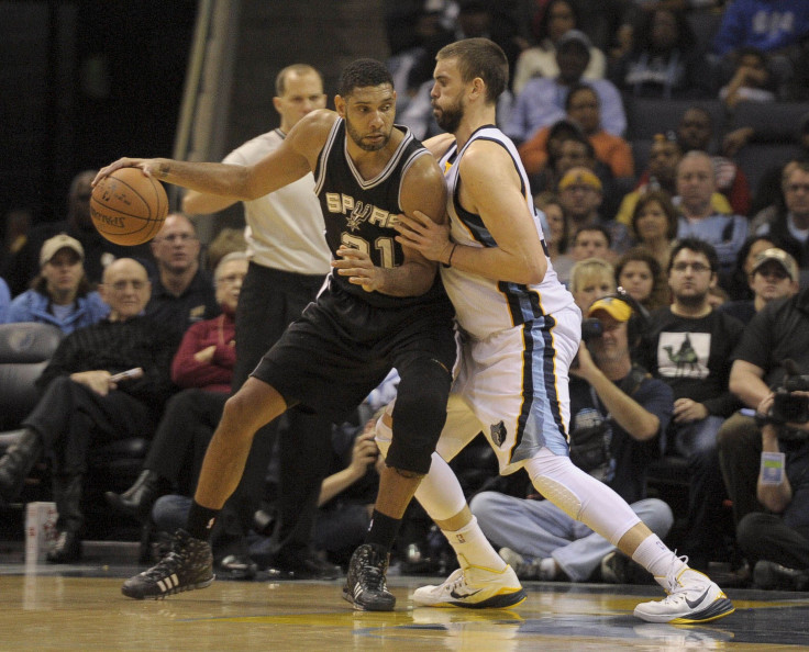 Duncan vs. Gasol in 2014