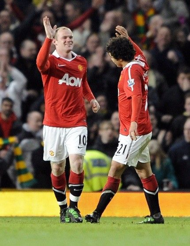 Wayne Rooney scored against Arsenal and will lead the United attack tonight