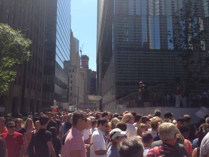 WTC crowds