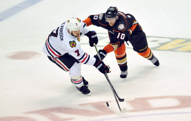 Brent Seabrook Corey Perry 2015